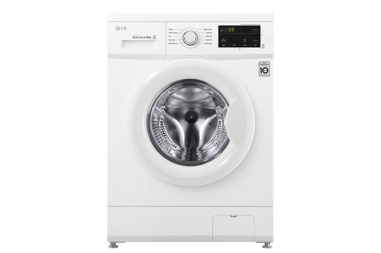 áy giặt lồng ngang LG 8kg FM1208N6W